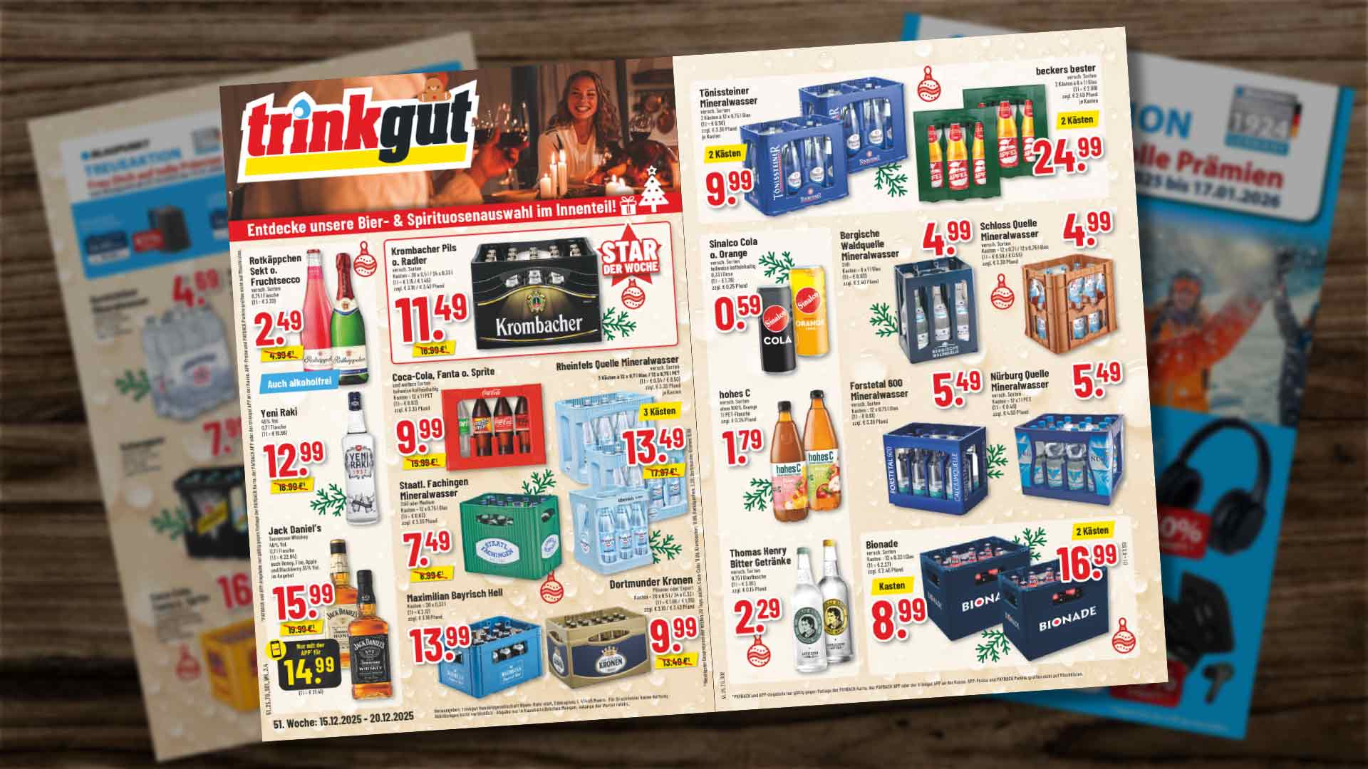 Gestaltete Vorschau - Trinkgut Prospekt mit Angeboten aus der KW51 2025
