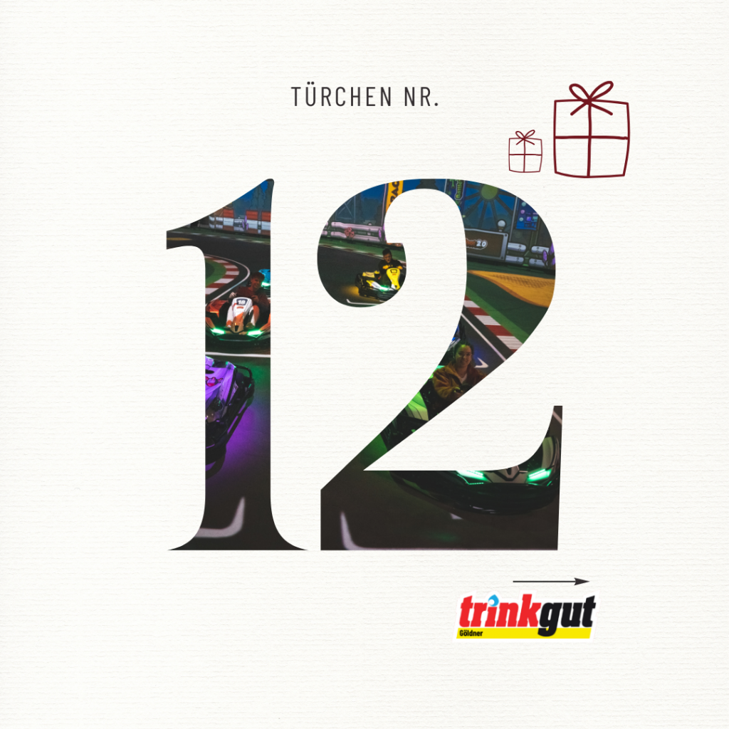 Türchen 12 Vorschaubild Aventskalender - Trinkgut Göldner in Gladbeck und Bottrop - Gutschein für Cartfahrt
