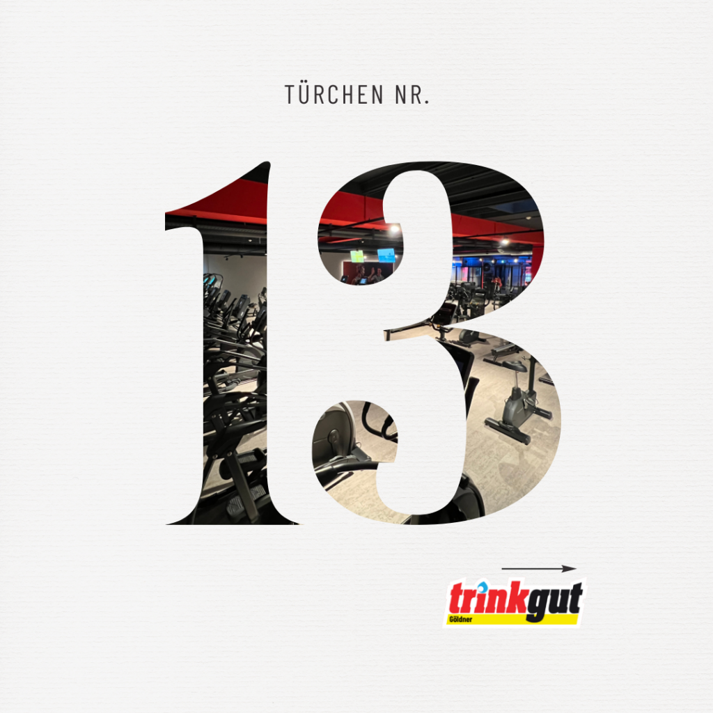 Türchen 13 Vorschaubild Aventskalender - Trinkgut Göldner in Gladbeck und Bottrop - Clever Fit in Gladbeck Gutschein