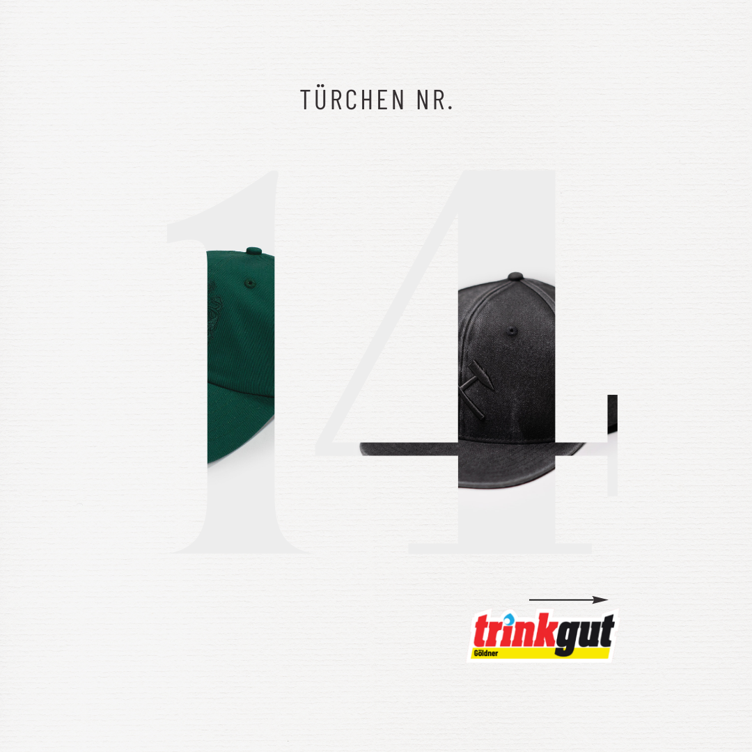 Türchen 14 Vorschaubild Aventskalender - Trinkgut Göldner in Gladbeck und Bottrop - Grubenhelden Cap