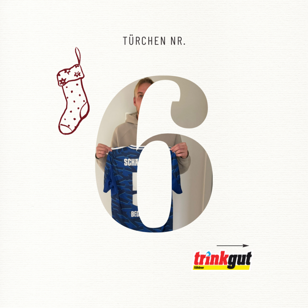 Türchen 6 Vorschaubild Aventskalender - Trinkgut Göldner in Gladbeck und Bottrop - Timo Becker Schalke Gewinnspiel Trikot gewinnen