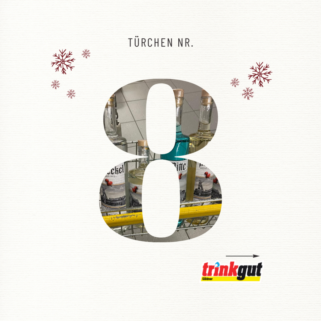 Türchen 8 Vorschaubild Aventskalender - Trinkgut Göldner in Gladbeck und Bottrop