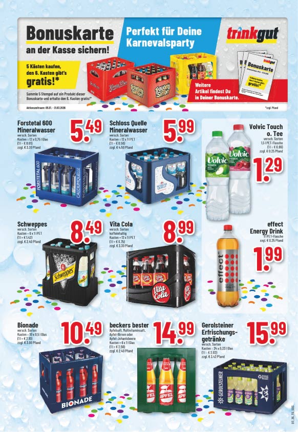 Trinkgut Wochenangebote für das Trinkgut Prospekt der KW 07 in Gladbeck und Bottrop - Seite 8
