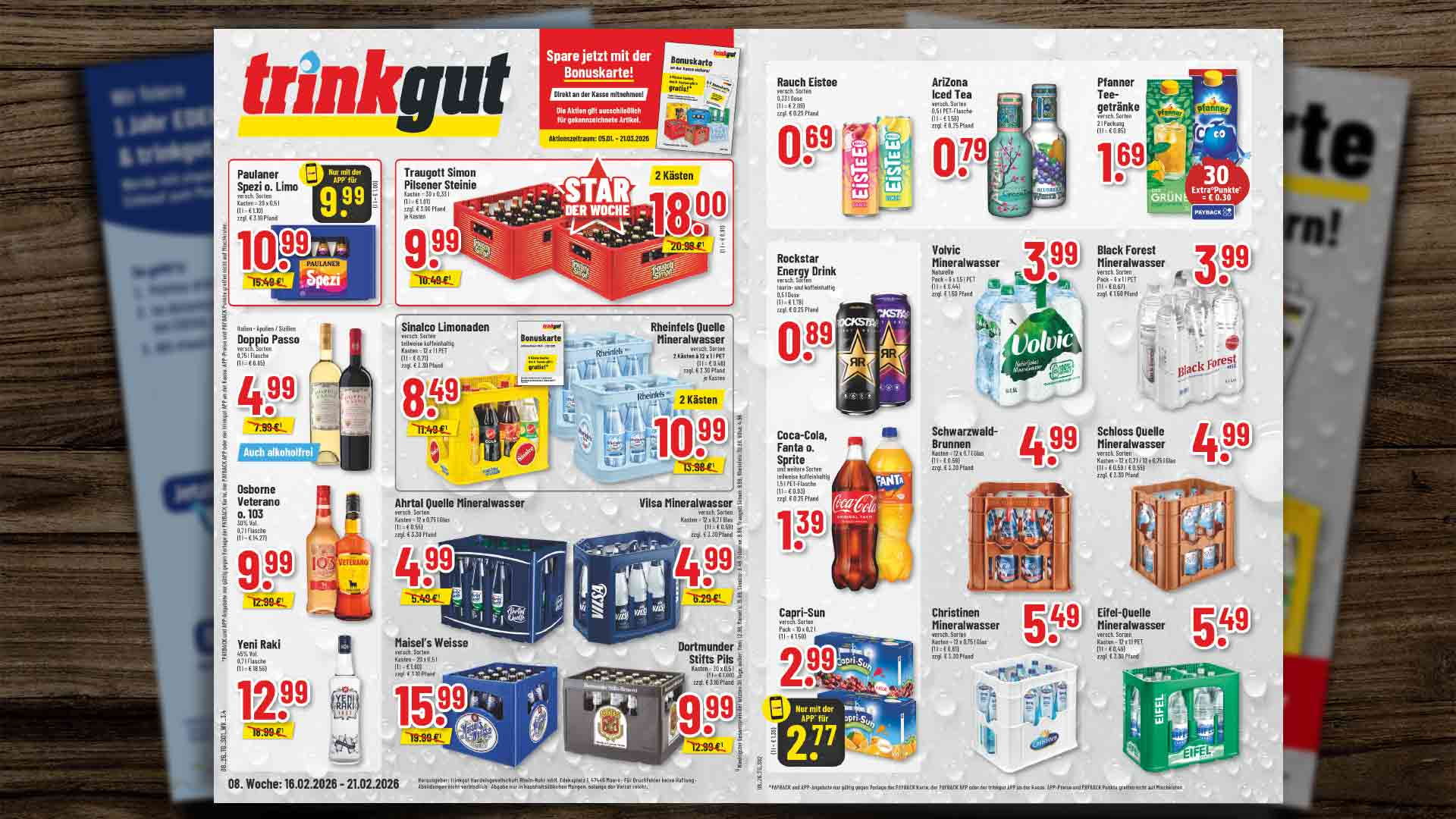 Trinkgut Wochenangebote für das Trinkgut Prospekt der KW 08 in Gladbeck und Bottrop - Vorschaubild