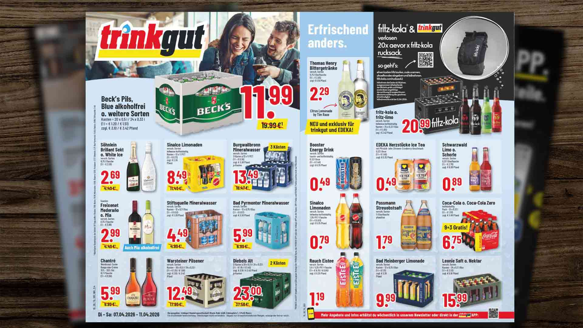 Das neue Trinkgut Prospekt für Gladbeck und Bottrop - Jetzt Angebote der nächsten Woche entdecken. KW 15