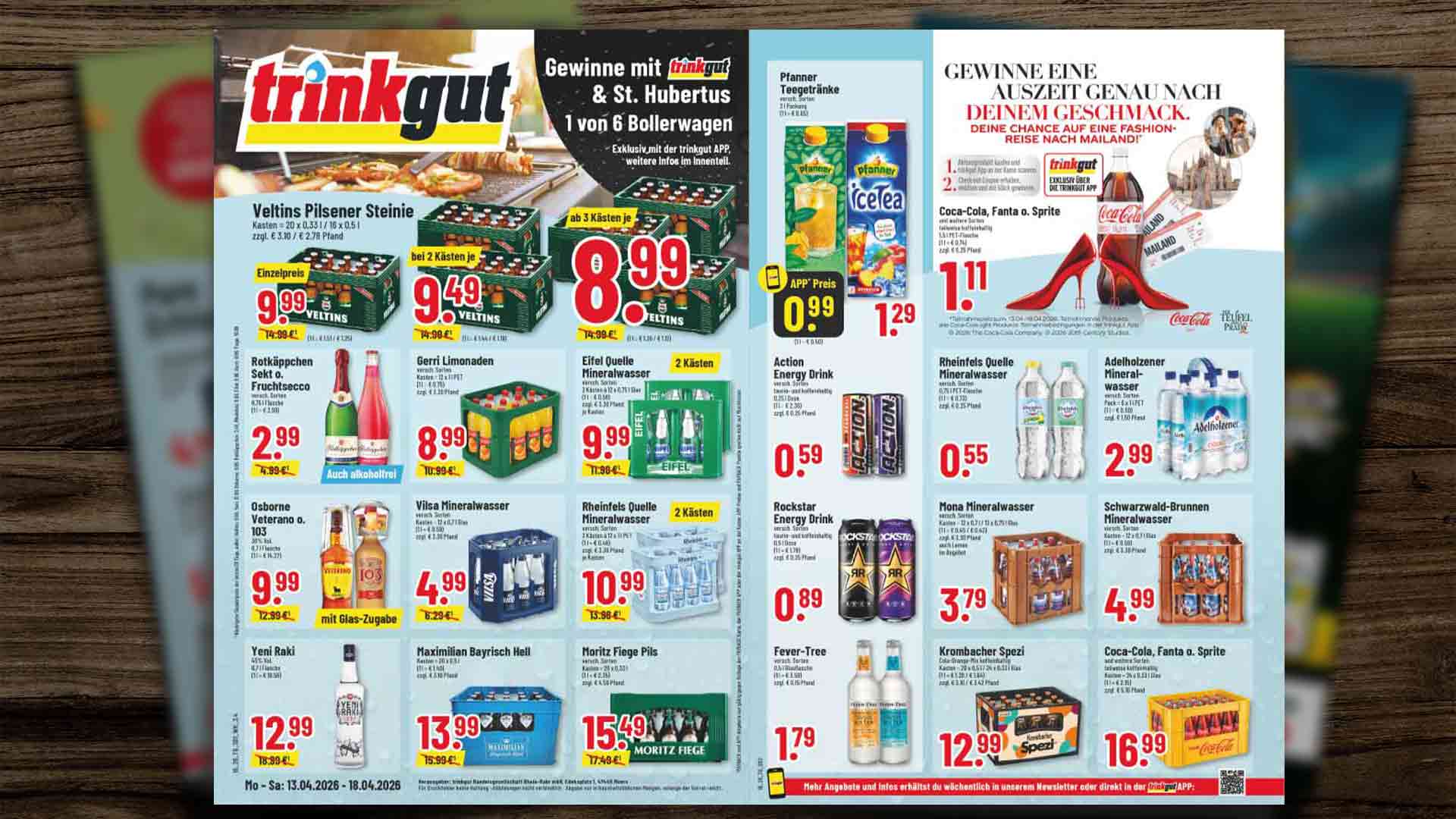 Das neue Trinkgut Prospekt für Gladbeck und Bottrop - Jetzt Angebote der nächsten Woche entdecken. KW 16