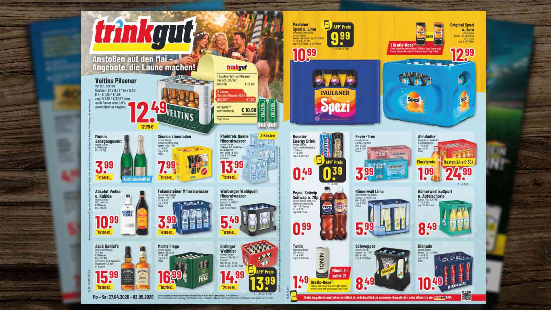 Das neue Trinkgut Prospekt für Gladbeck und Bottrop - Jetzt Angebote der nächsten Woche entdecken. KW 18