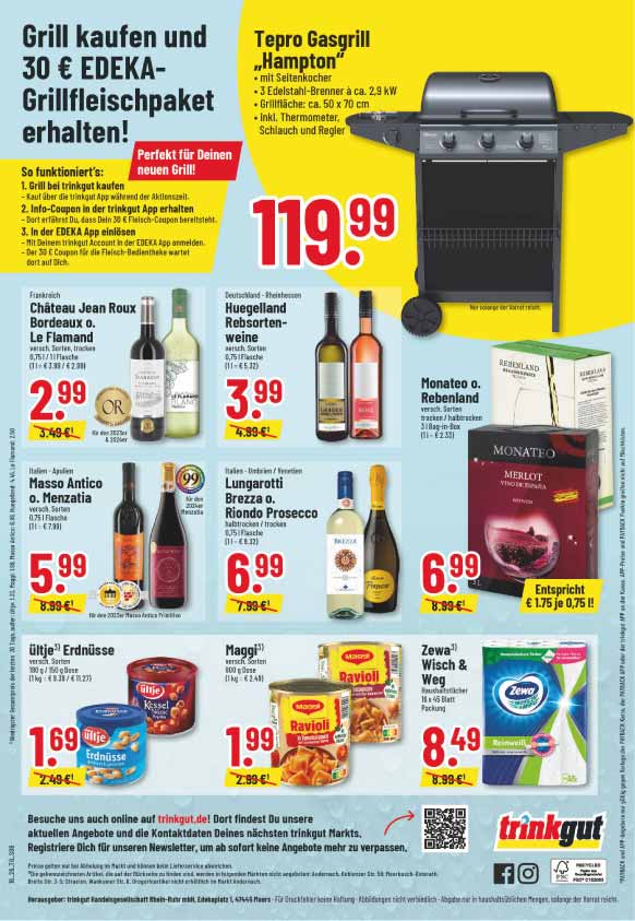 Trinkgut Angebote ab 13 April für das Trinkgut Prospekt in Gladbeck und Bottrop - Seite 10
