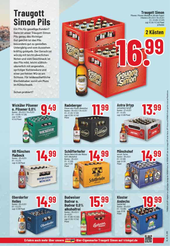 Trinkgut Angebote ab 13 April für das Trinkgut Prospekt in Gladbeck und Bottrop - Seite 5