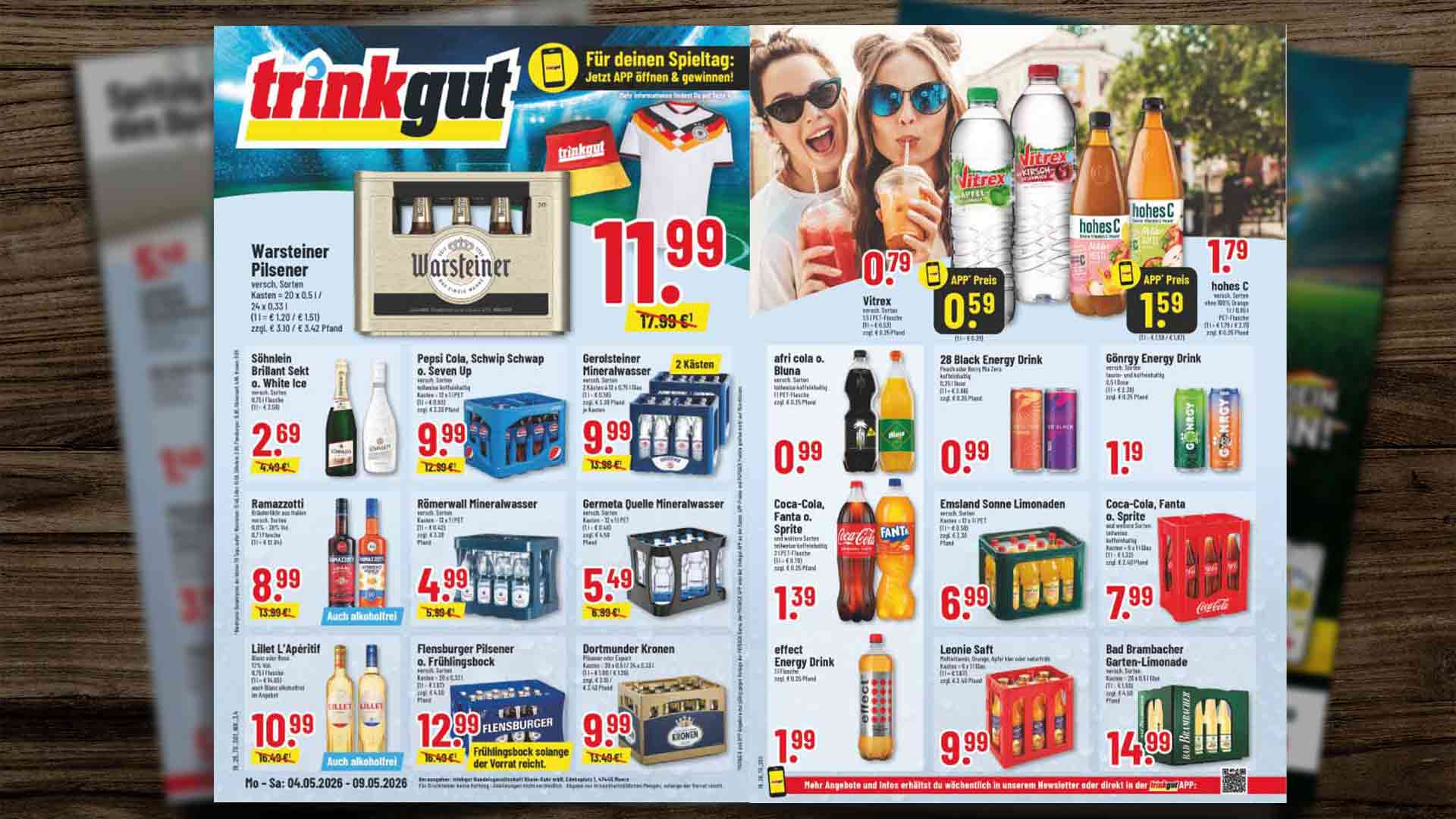 Das neue Trinkgut Prospekt für Gladbeck und Bottrop - Jetzt Angebote der nächsten Woche entdecken. KW 19