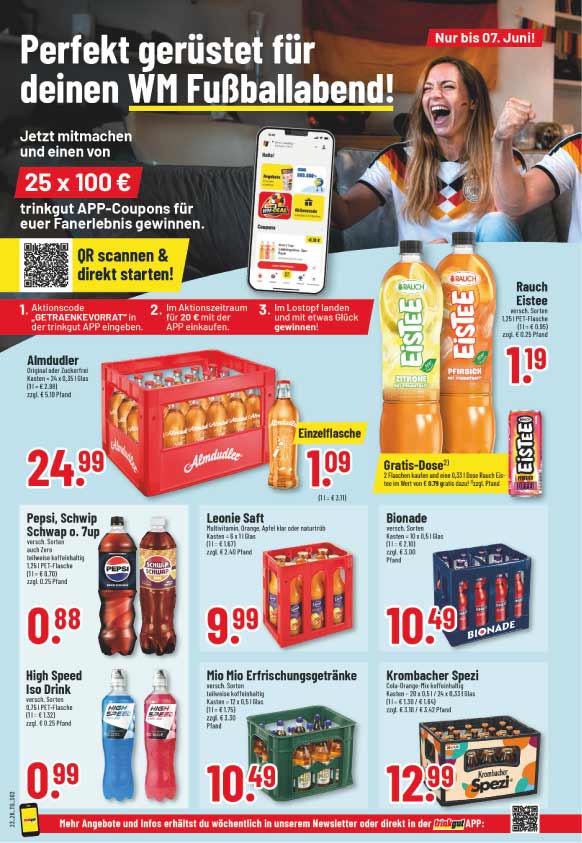 Trinkgut Angebote ab 01. Juni für das Trinkgut Prospekt in Gladbeck und Bottrop - Seite 2